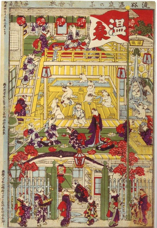 Illustration for article titled Cats Make for Wonderful Japanese Art